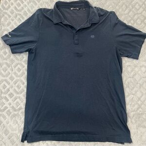 Men's Travis Mathew polo shirt size XL color‎ dark gray with logo